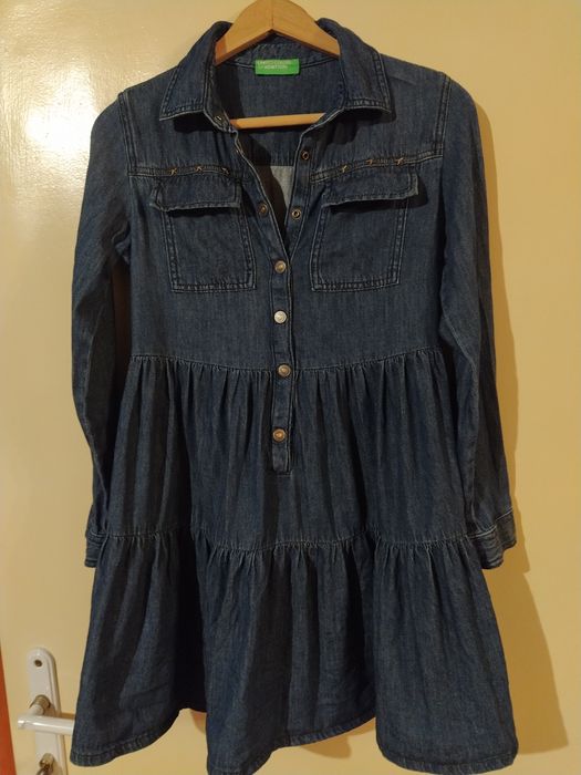 Дамска дънкова рокля Benetton