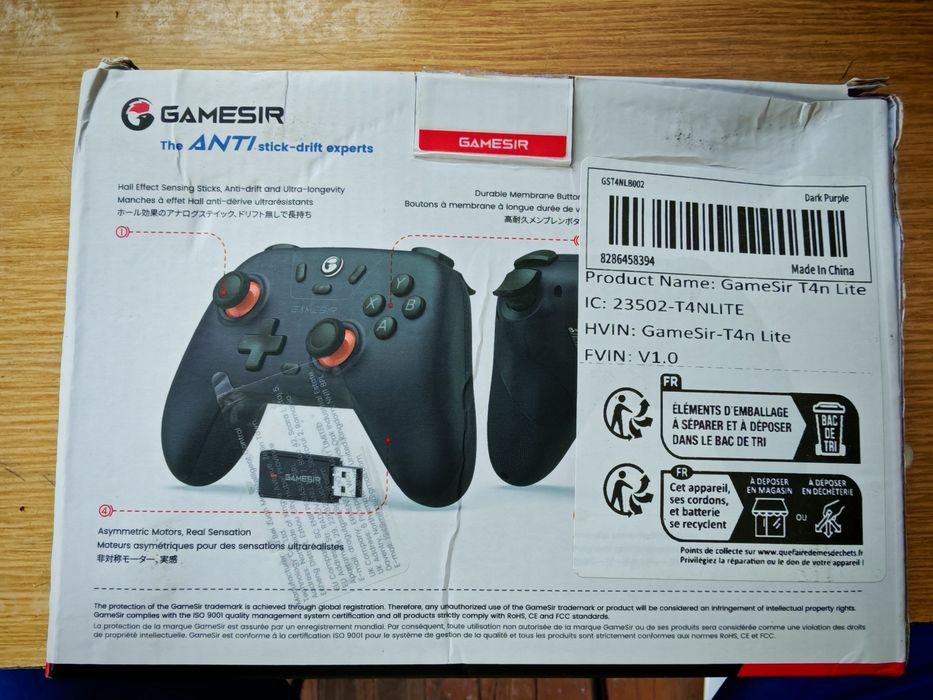 GameSir Nova Lite Wireless Controller – Мултиплатформен безжичен джойстик