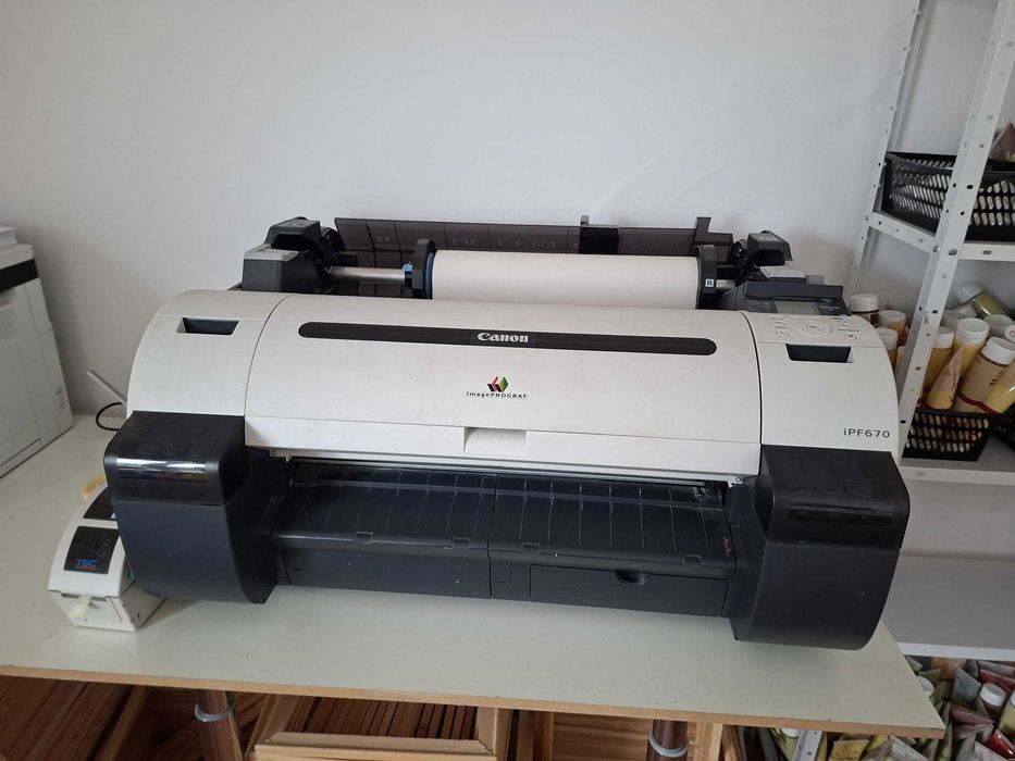 Plotter Canon imagePROGRAF iPF670, 24 inch, A1, Retea