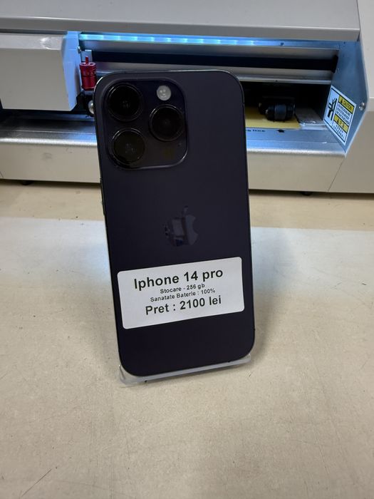 Iphone 14 pro / 256 gb / 100% baterie / garantie