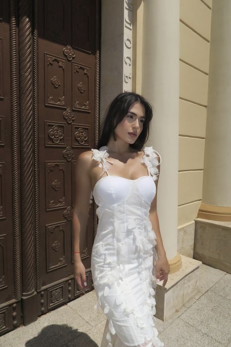 Романтична миди рокля Zimmermann последен ХС