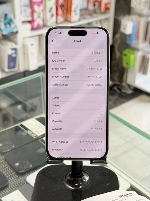 Apple iPhone 16 Pro 128GB Natural Titanium