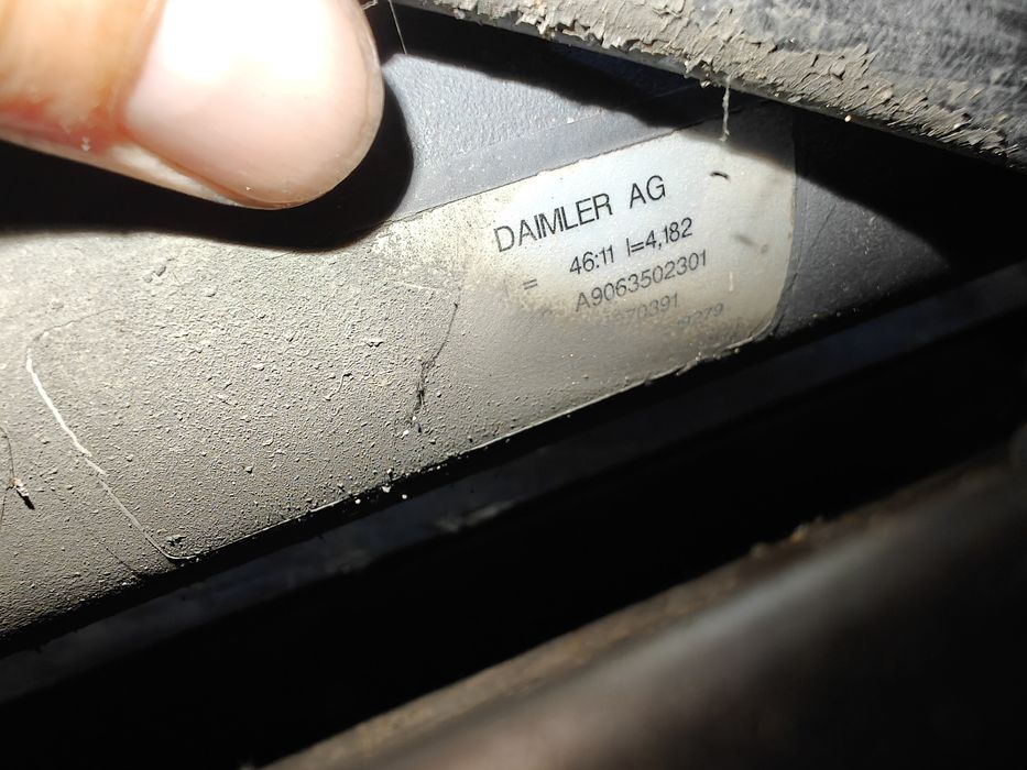 Punte spate completa raport 46:11 Mercedes sprinter w906 2014