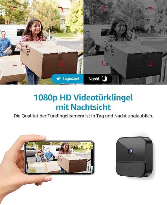 Видео звънец с камера Безжична 1080P WiFi  от BETTERMO