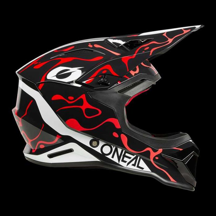Мото Крос Каска O'NEAL 1Series Splash BLACK/RED V.26