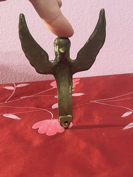 Figurină Vintage din Alamă – Înger