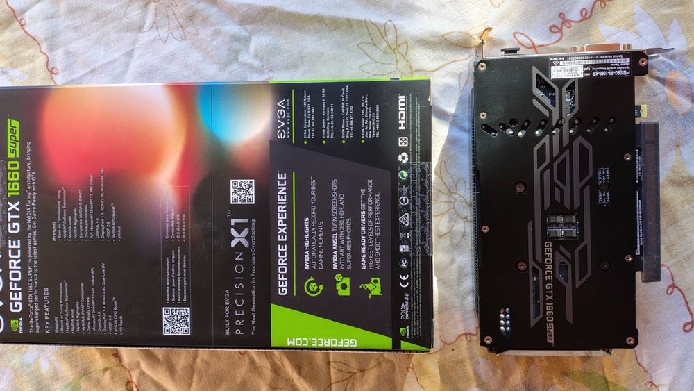 Evga 1660 super ultra gaiming видео карта нова