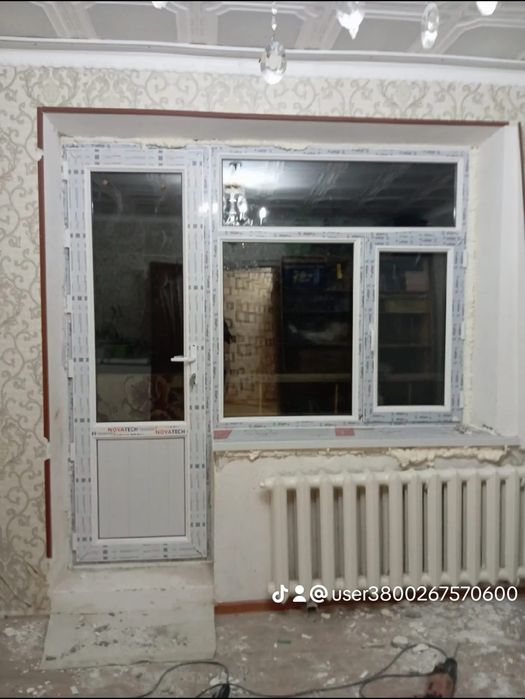 Пластик терезе есік