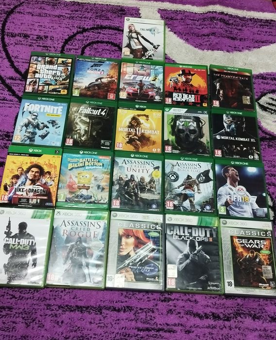 Vând jocuri Xbox one,Xbox 360