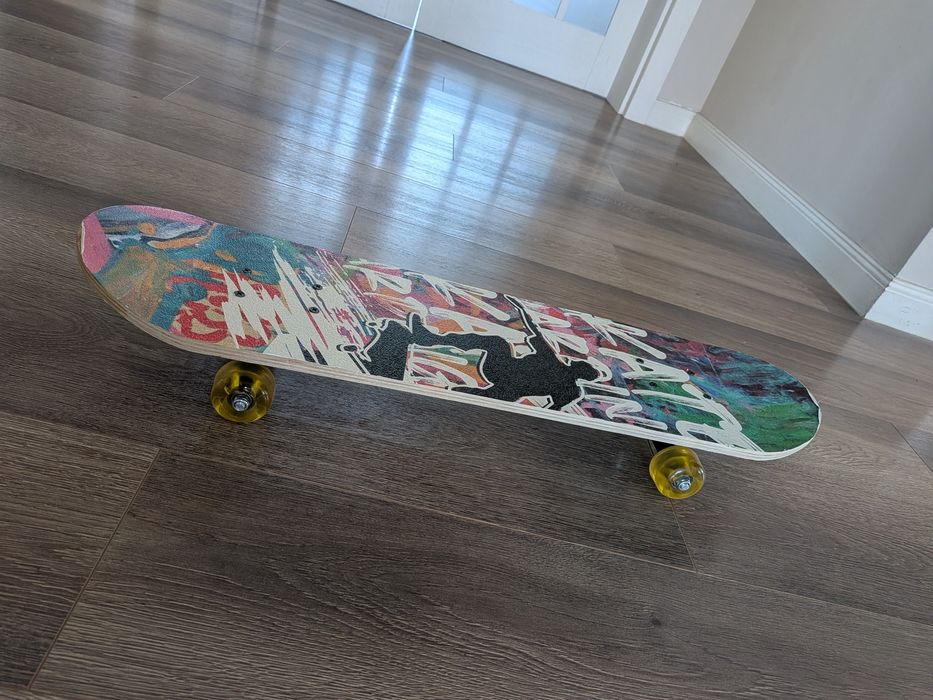 PlacaSkate board din aluminiu model graffiti 71x20cm