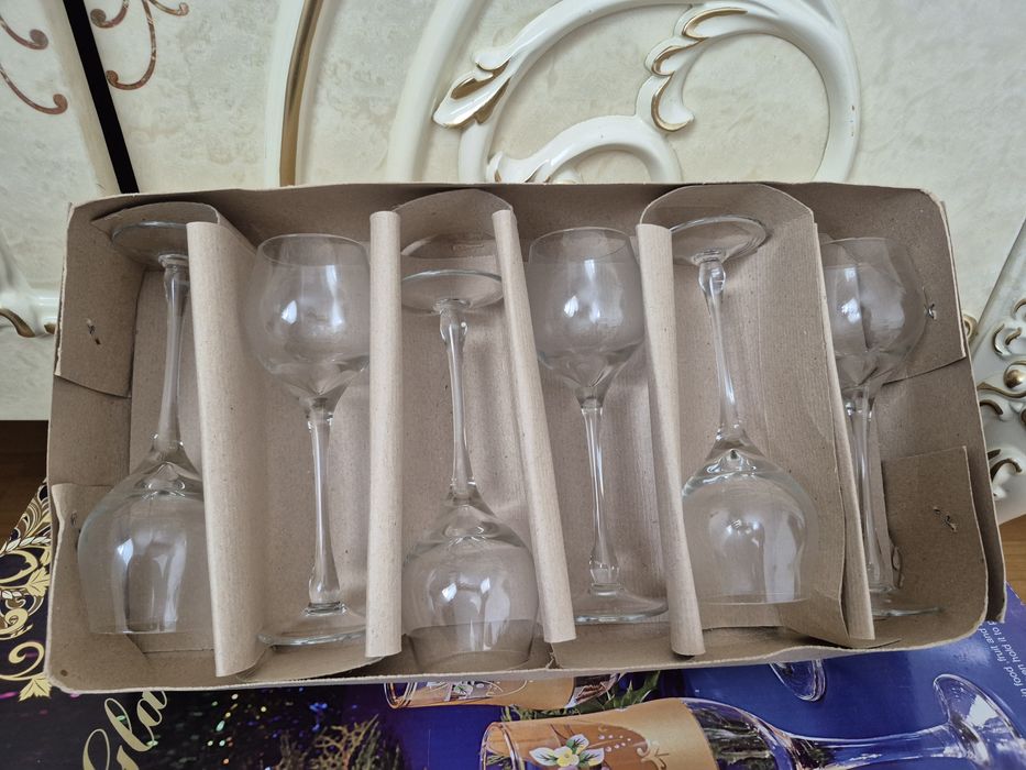 Рюмка с ножками 6шт набор