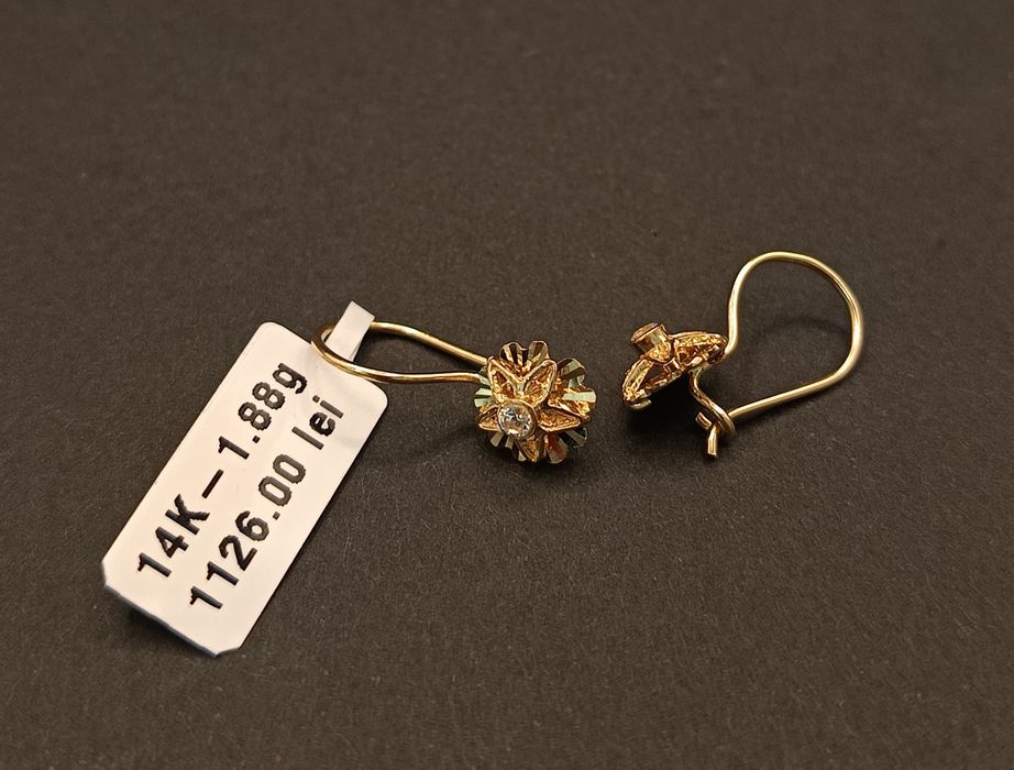 Cercei Aur 14 K 1,88 gr