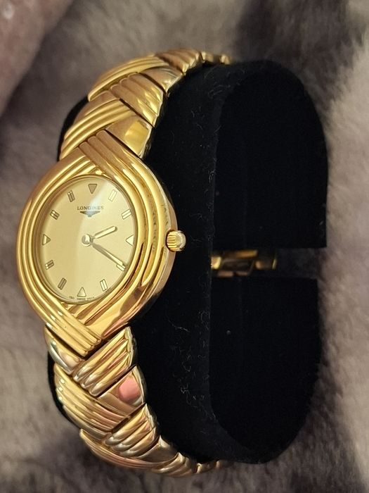 Ceas longines vintage placat cu aur