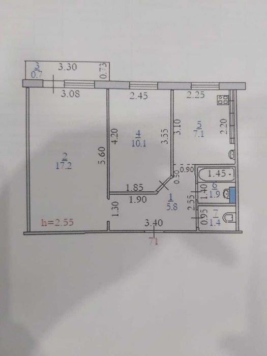 Продается квартира в центре города