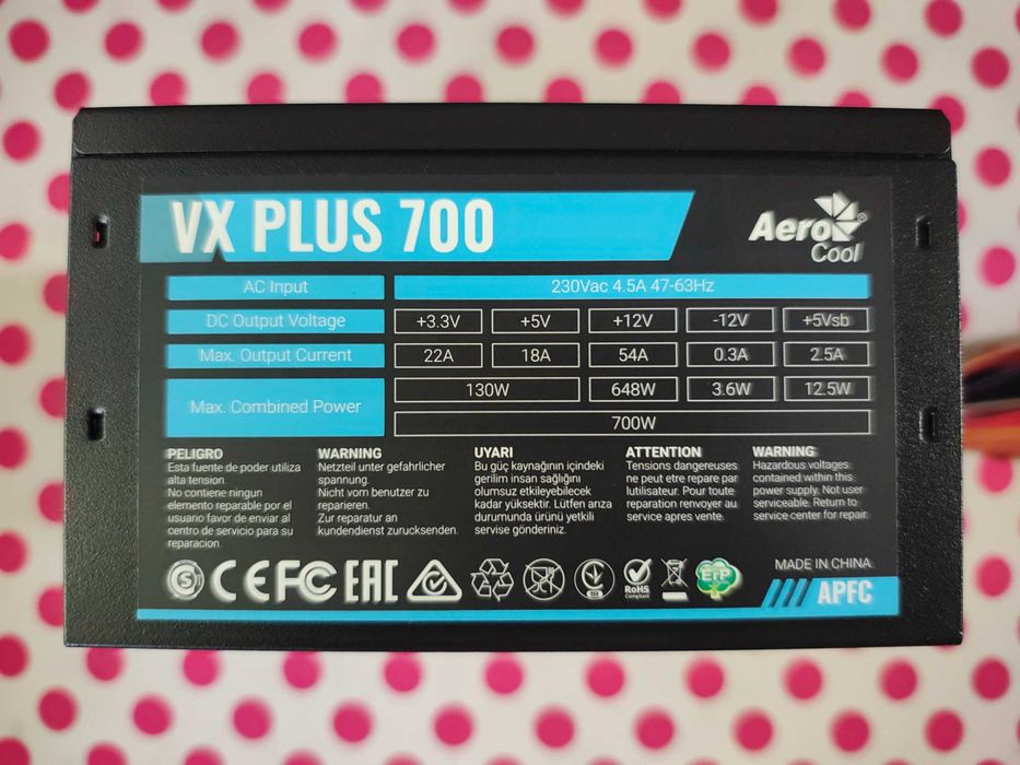 Sursa PC Aerocool VX PLUS 700, 700W