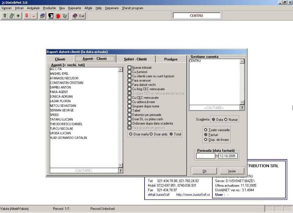 DistribNET 3.1 (program de gestiune-contabilitate) [Software PC]