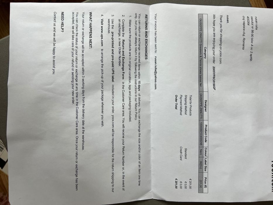 Giuseppe Zanotti pantof casual/sport dama