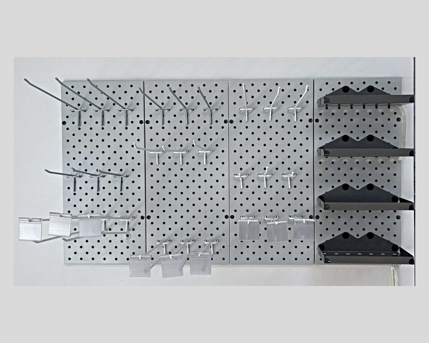 Панель перфорированная, настенная, для магазина и склада alpp