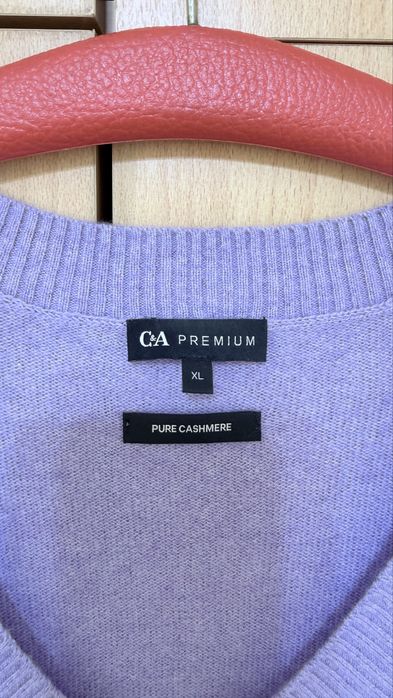 Пуловер C&A .100% кашмир, размер XL.