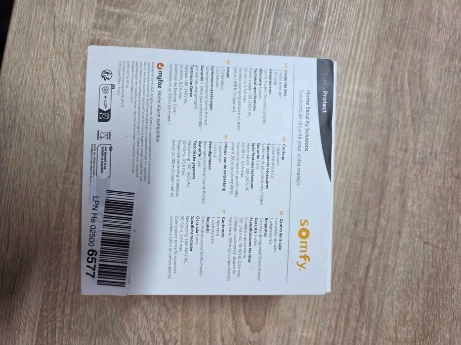 Extensie radio Somfy Protect, Compatibil cu Somfy One, One+