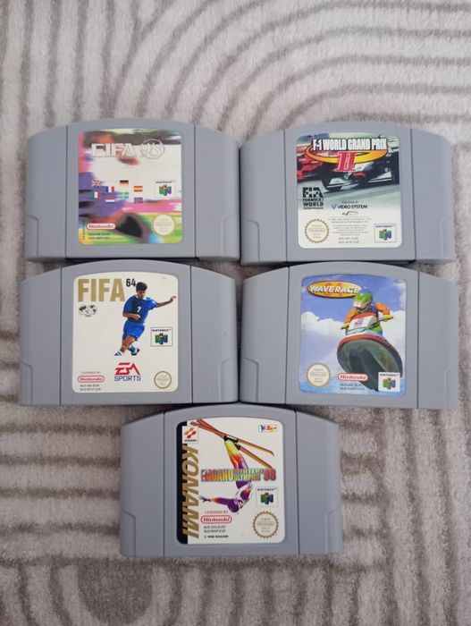 Vând lot 5 jocuri Nintendo 64 (PAL/EUR)