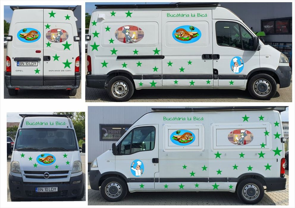 Opel Movano Food Truck 1.9 Diesel 2008 – complet amenajat și echipat