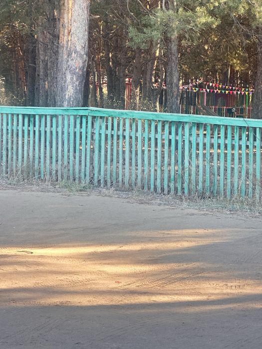 Штакетник б/у зеленый