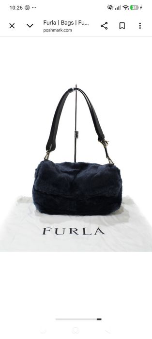 Дамкса чанта Furla Navy