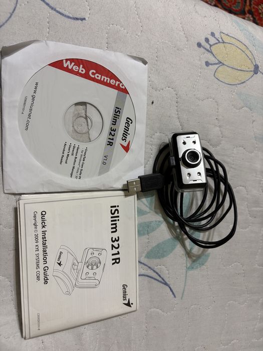 Продается веб.камера Genius iSlim 321R с диском настройки