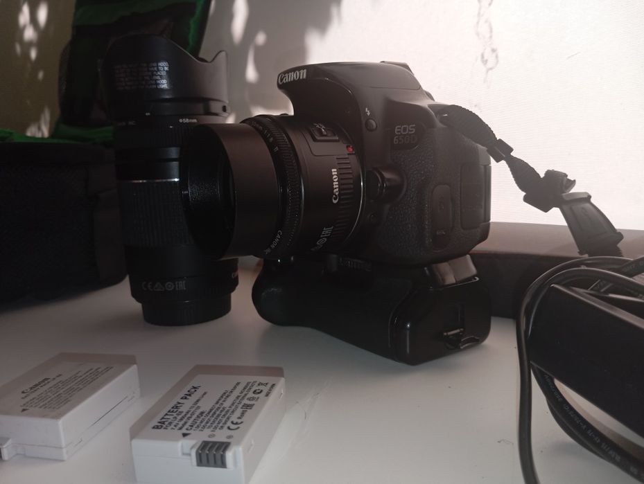 Canon 650D в комплекте