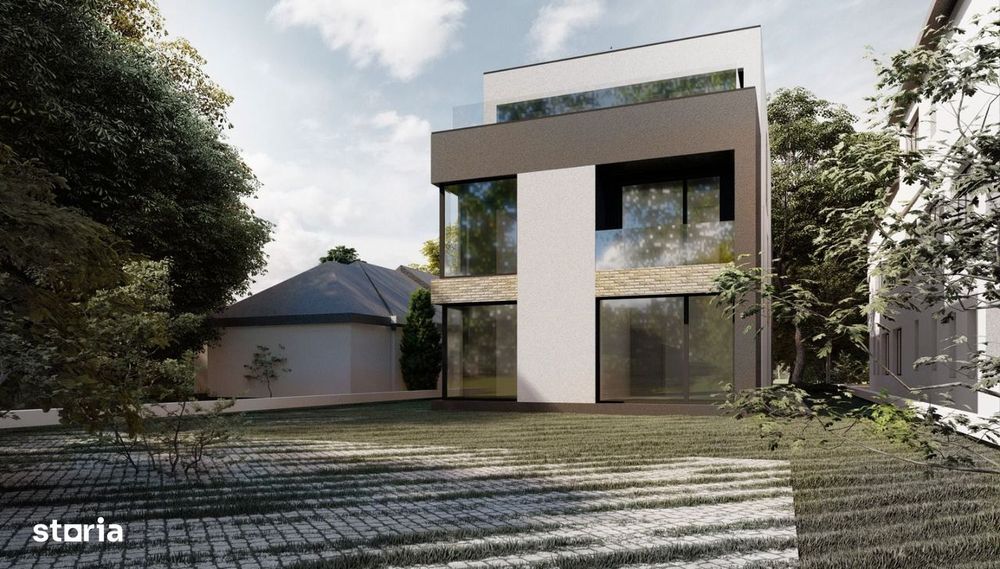 Apartament 4 camere 121 mp + 150 mp gradina, imobil tip vila, Marasti