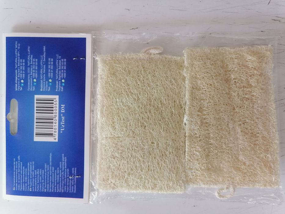 Mochalka tabiiy Luffa 100 %