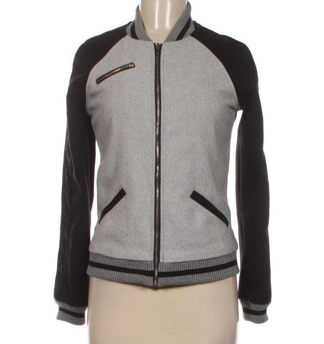 Сиво-черно бомбър яке Bebe