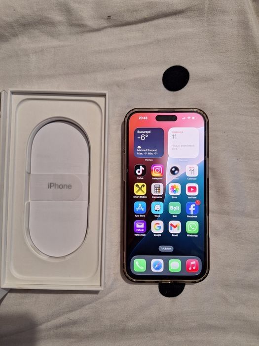 Iphone 16 Plus 128 Gb Pink, Ca nou, 93 % Sănătatea bateriei originale
