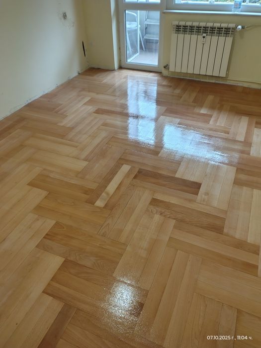 Циклене на паркет и дюшеме