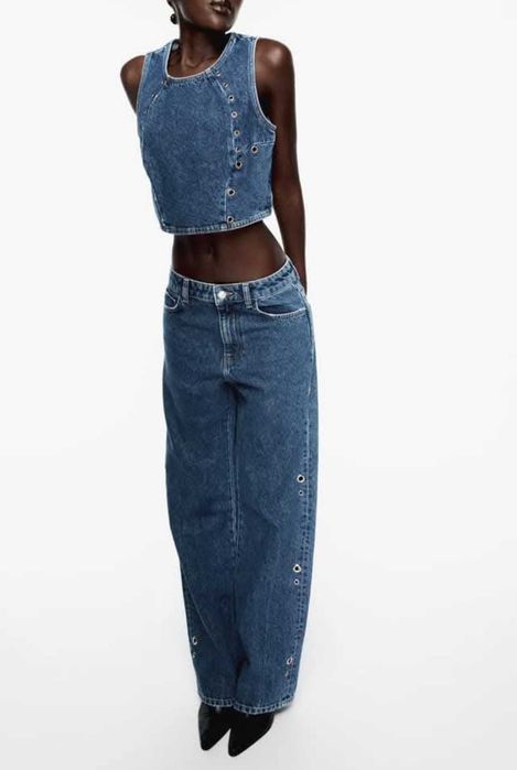 Зара дънки нови, 34 размер