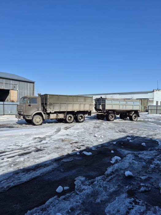 Камаз Самосвал с прицепом