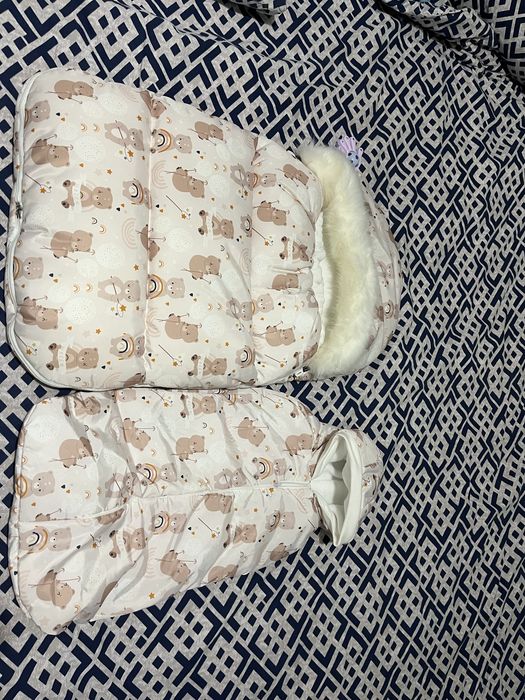 Детский конверт и комбинизон