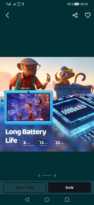 Tableta copii ULTRAREZISTENTA sigilata