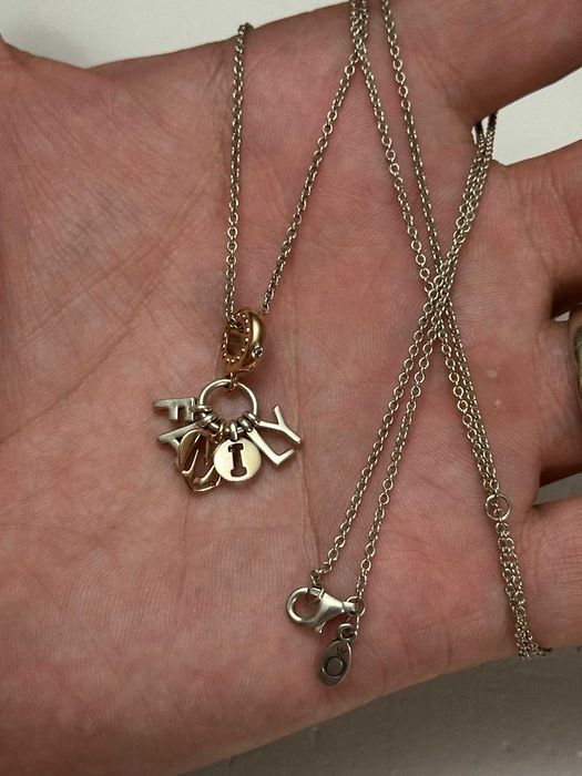 Lant lung + PANDANTIV ARGINT 925 - PANDORA - FAMILY - Original !