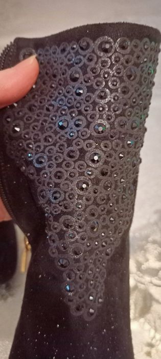 Ботильоны жамшевый, вечерный