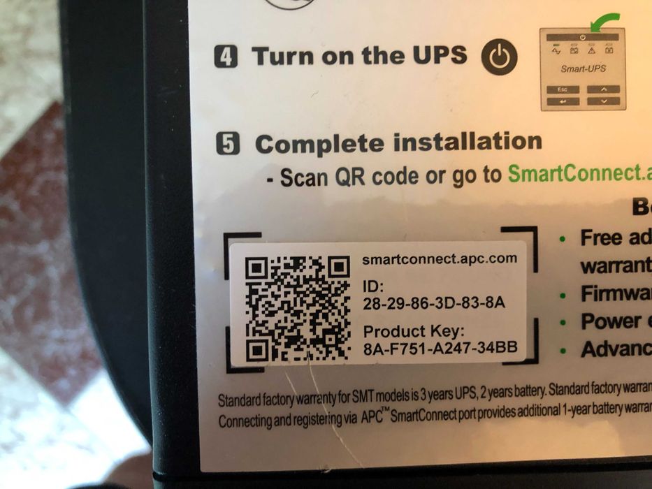 UPS APC SMT750IC Smart-UPS 750VA/230V, Line Interactive, Tower