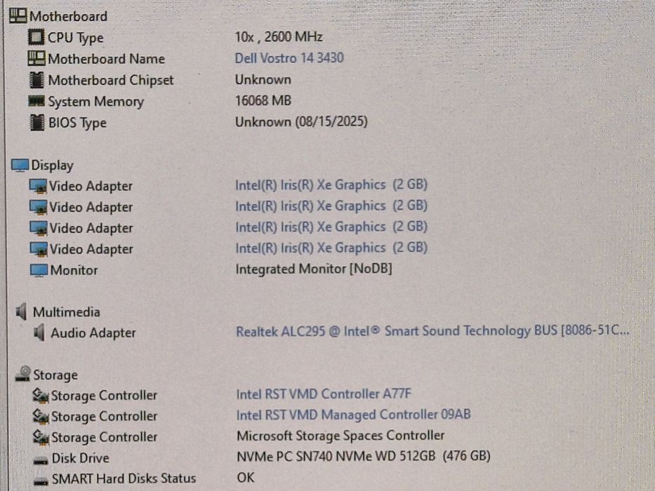 vand laptop Dell Vostro 14 3430.14"FH..i7 1355..16 Gb..Ssd 512 Gb