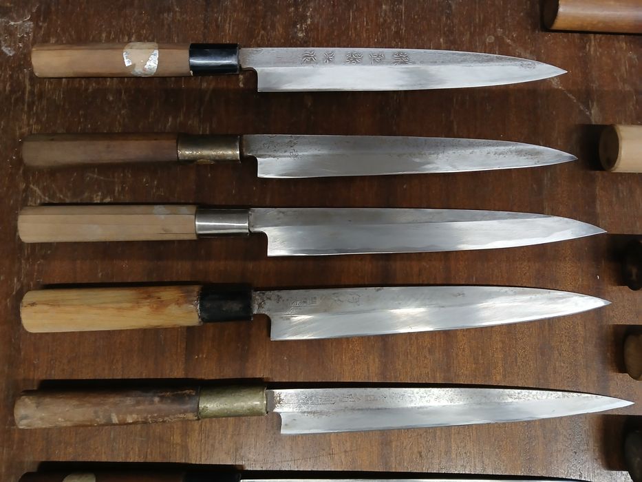 Японски Ножове Деба Сантоку Гиото...