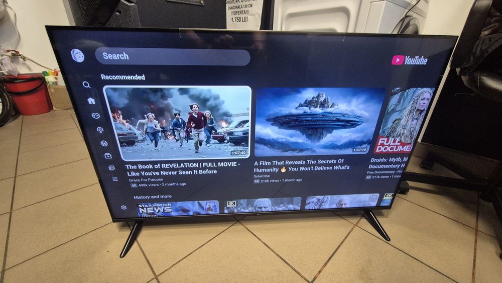 LG Smart TV 4K Ultra HD – diagonală 108 cm