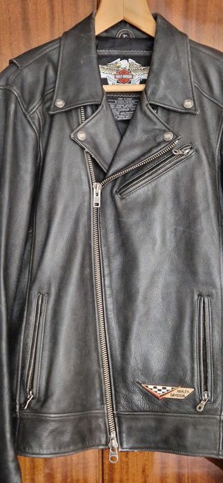 HARLEY DAVIDSON брутално яке естествена кожа