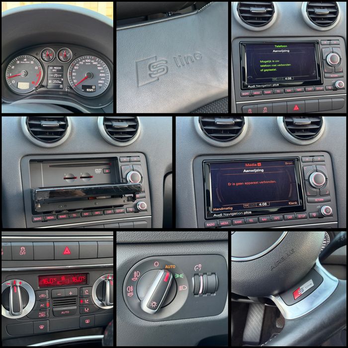 Audi A3 1.4 Tfsi Euro 5 S line Alb Perlat Panoramic