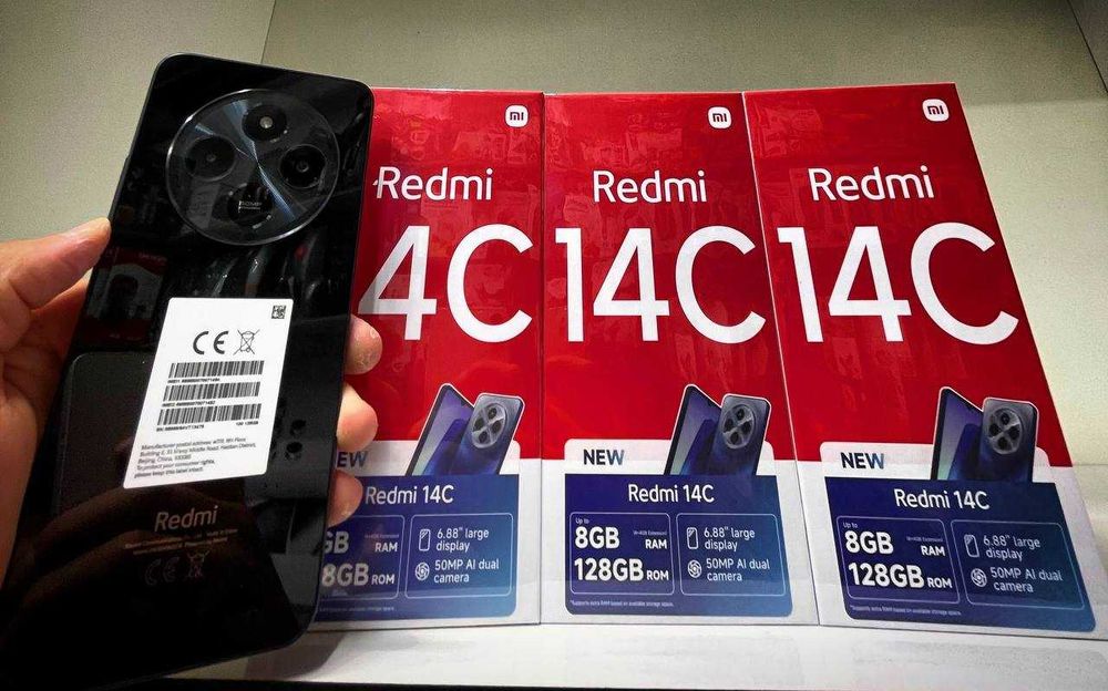 Redmi 14C  128/256Gb (Yangi+Skidka) Android Rek