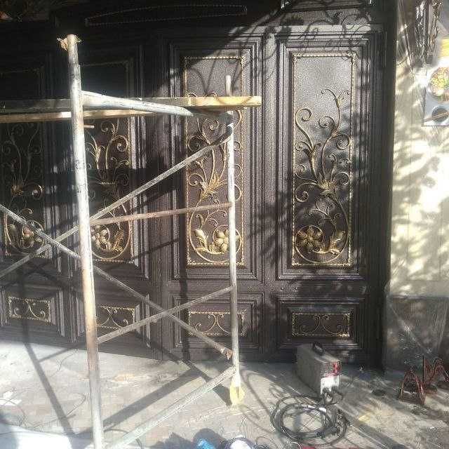 Реставрация,ремонт,покраска, ворота.двери.навесы.решотки.дарвоза.ешиг