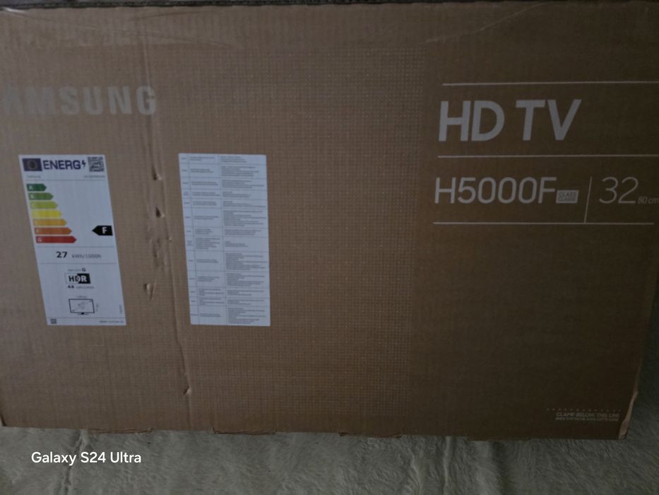 Televizor Samsung HD tv H500F /32  HDR  Sigilat.  Am primit 2  la un contract și unul îl ofer la vizare cu tot cu garanție. Detalii în privat.